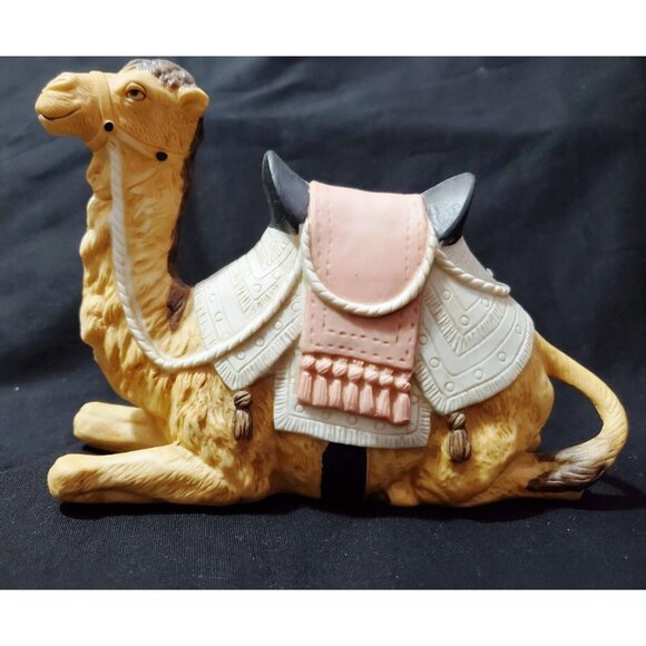 Homco #5115 CAMEL with Saddle & LAMB FIGURINES Christmas Nativity animal figures - Picture 5 of 9